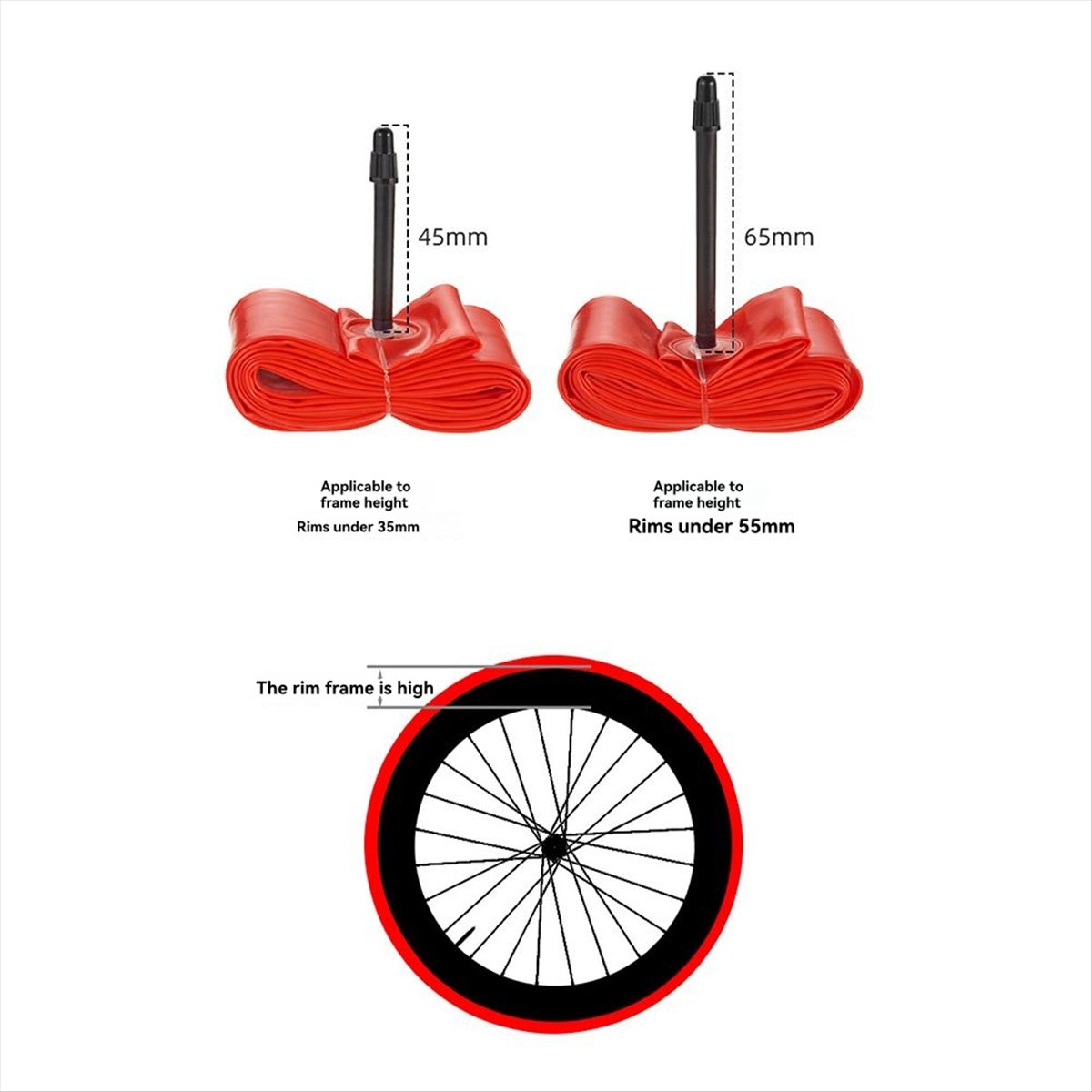 Road Bike Tire - Câmara de Ar TPU T34C para