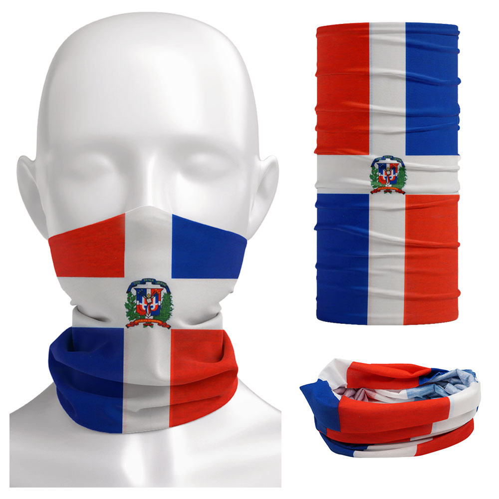 Cycling Gear For Women - Dominica Bandana Bandeira Nacional Sem Costura