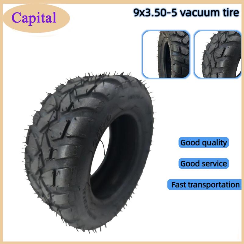 Road Bike Tire - Pneu a Vácuo 9x3.50-5 para Patinete