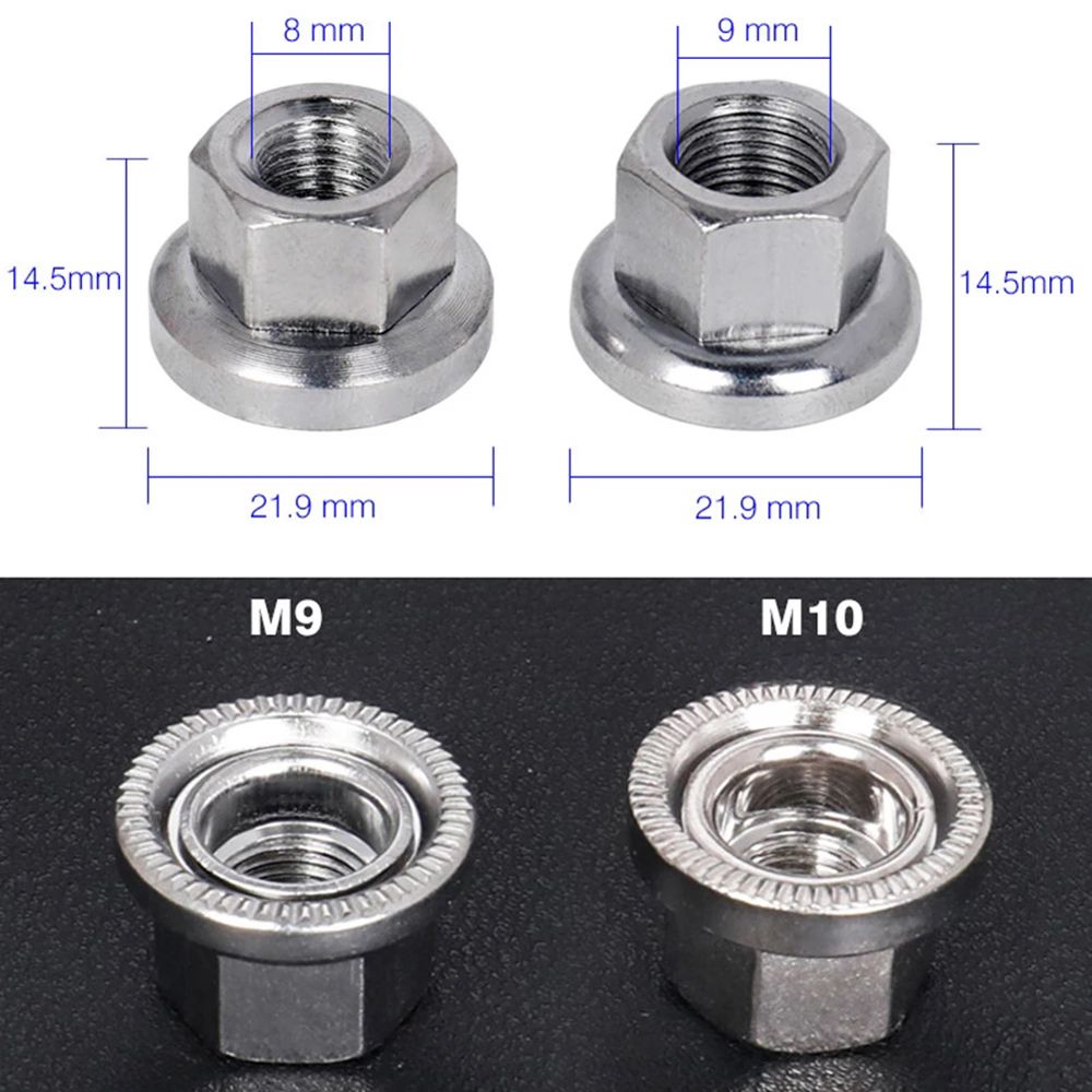 Cycling Gear Hub - Porcas de Cubo de Bicicleta MTB