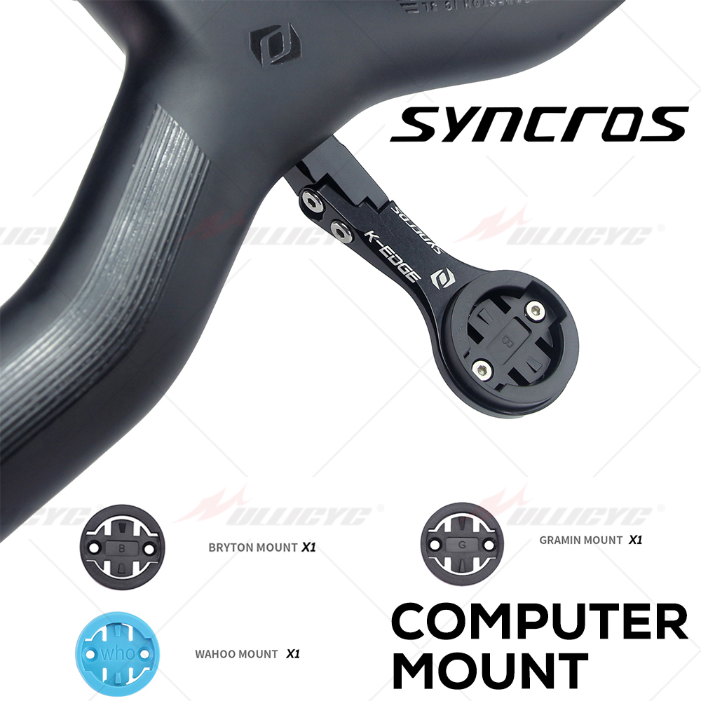 Bike Computer Gps - SYNCROS ADDICT RC integrado guiador, computador