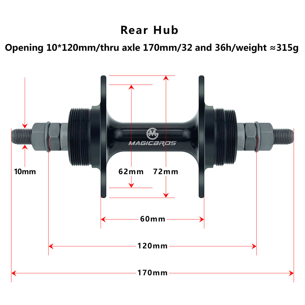 Cubo de Bicicleta MAGICBROS de - Cycling Gear Hub avaliação e preço