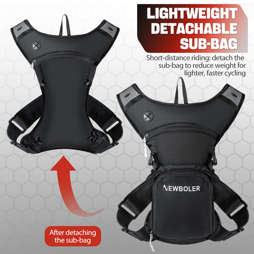Mochila de Hidratação NEWBOLER - Cycling Gear Pouch avaliação e preço