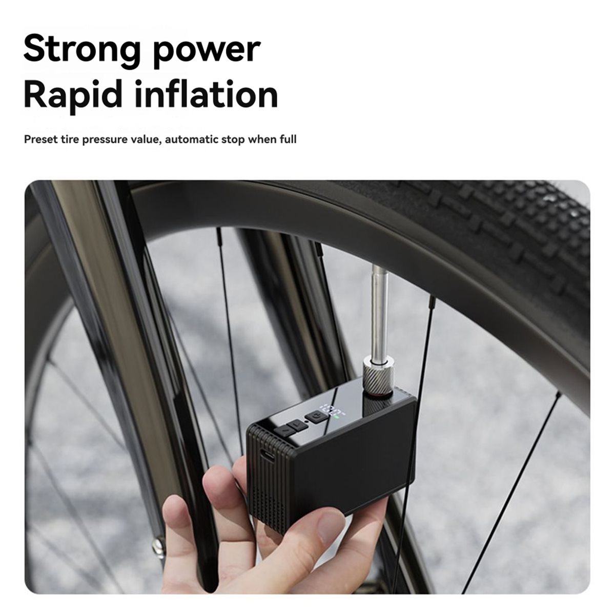 Mini bomba de ar elétrica auto - Road Bike Tire avaliação e preço