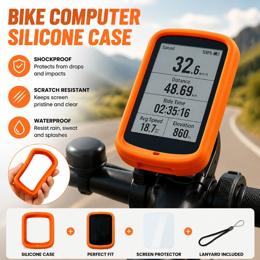 Capa Protetora de Silicone par - Bike Computer Gps avaliação e preço